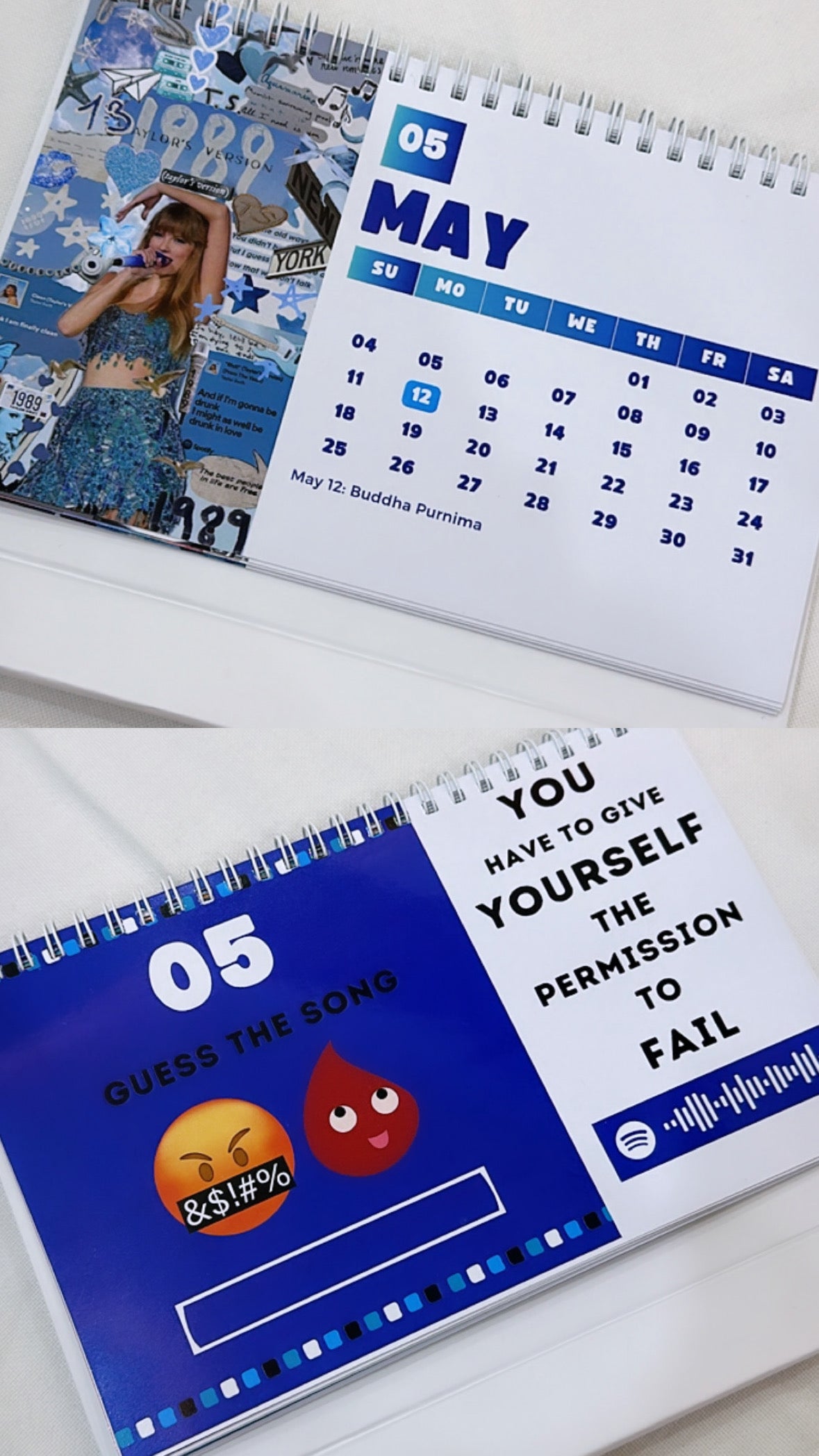 TAYLOR SWIFT DESK CALENDAR 2025