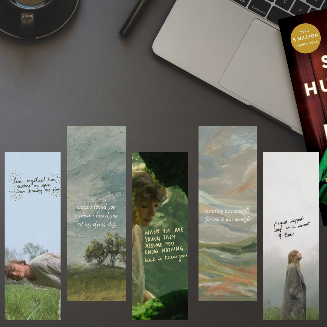 TAYLOR SWIFT BOOKMARKS (PACK OF 5: FOLKLORE VERSION)