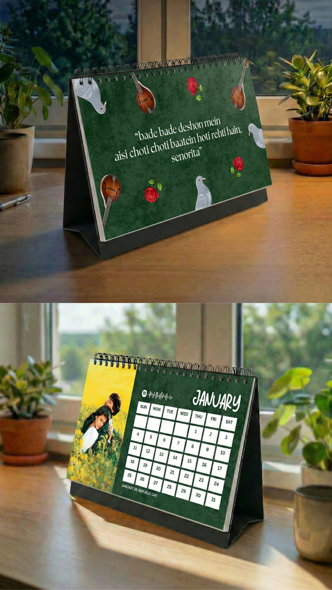 SHAH RUKH KHAN DESK CALENDAR 2026