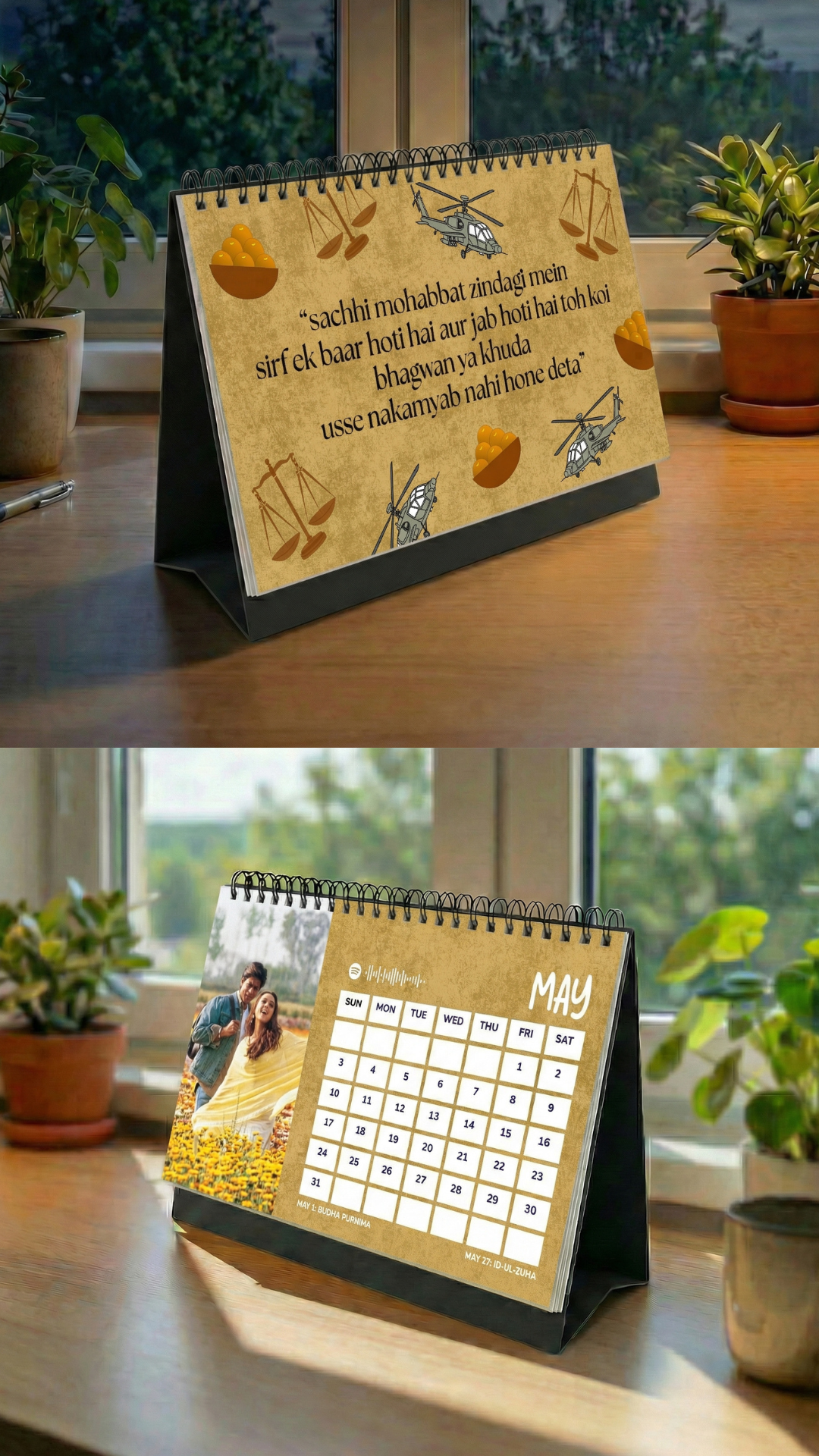 SHAH RUKH KHAN DESK CALENDAR 2026