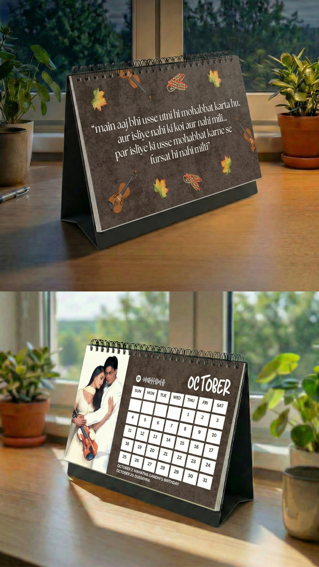 SHAH RUKH KHAN DESK CALENDAR 2026