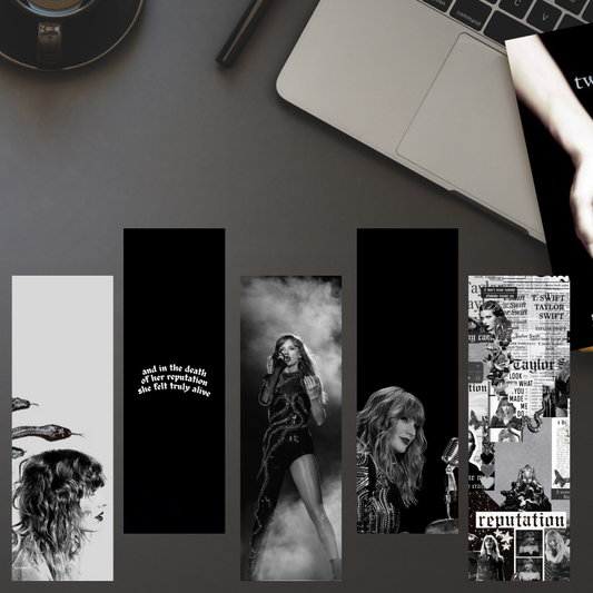 TAYLOR SWIFT BOOKMARKS (PACK OF 5: REPUTATION VERSION)