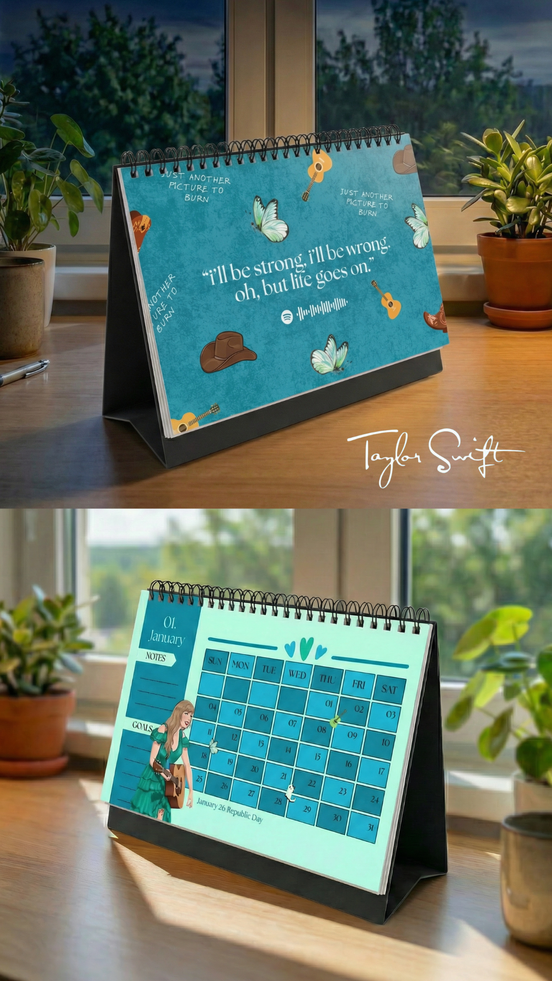 TAYLOR SWIFT DESK CALENDAR 2026