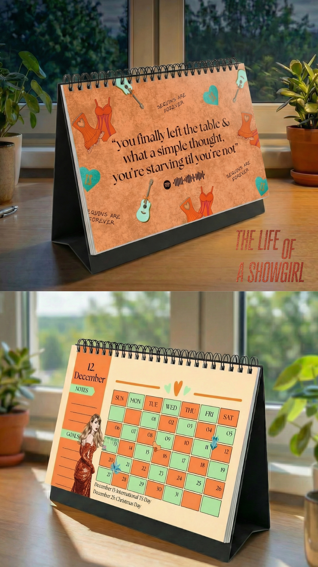 TAYLOR SWIFT DESK CALENDAR 2026